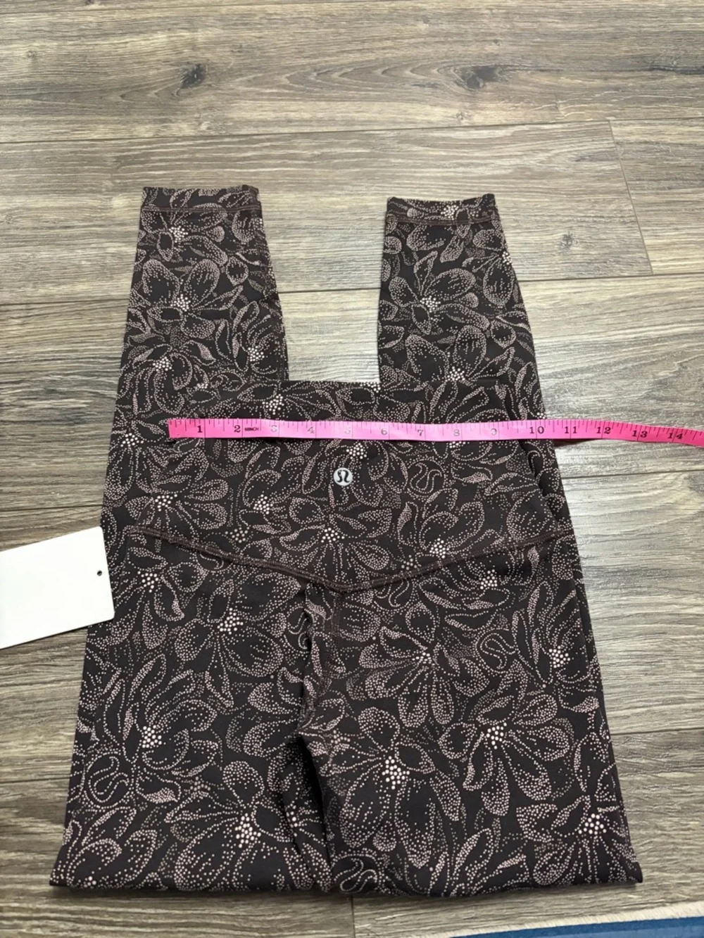 NWT Lululemon Align High-Rise Pant 25” (Dotted Magnolia Pink Multi) Size 0